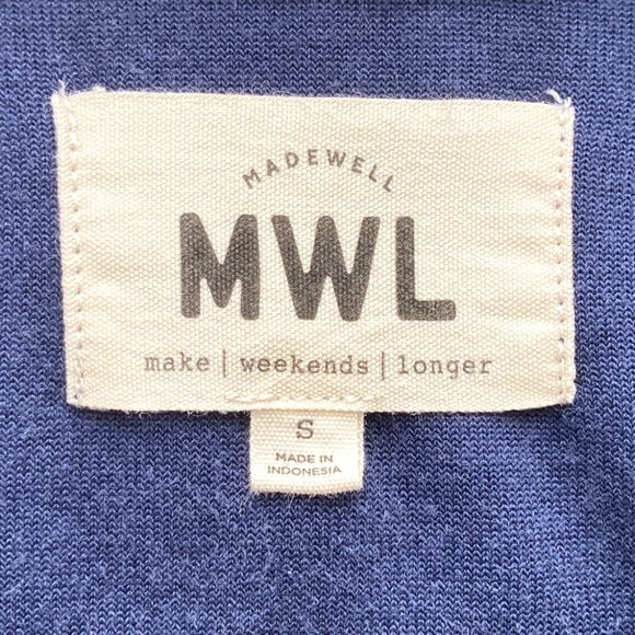 MWL Madewell Velour Pullover - Picture 5 of 13